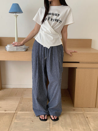 letter print Top