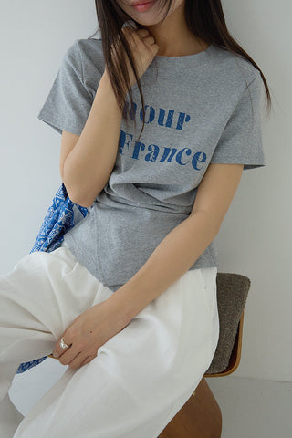letter print Top
