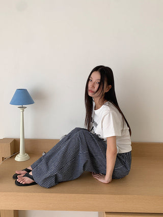 letter print Top