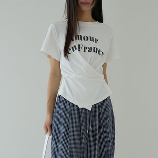 letter print Top