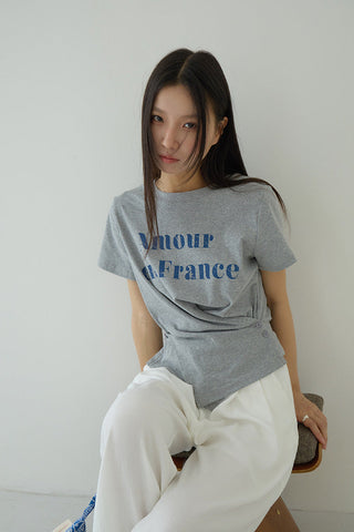 letter print Top
