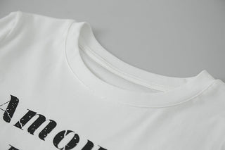 letter print Top