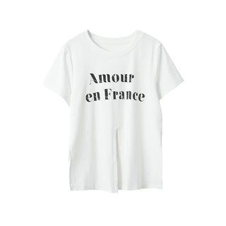 letter print Top