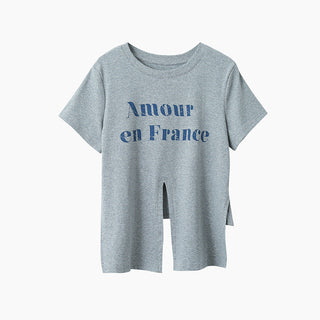 letter print Top