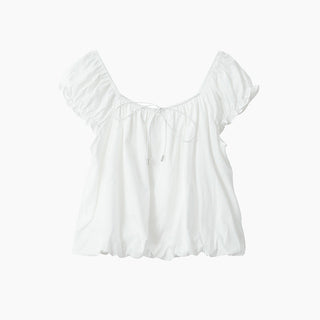 square collar Top