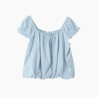 square collar Top