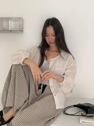 cotton linen Top