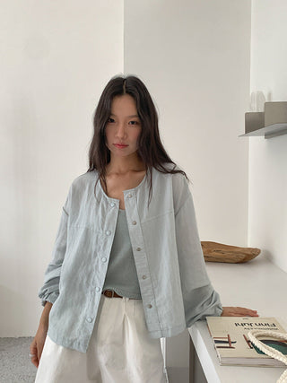 cotton linen Top