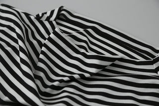 striped off-shoulder Top