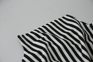 striped off-shoulder Top