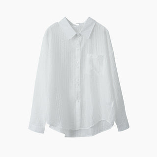 striped Tencel Top