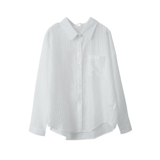 striped Tencel Top