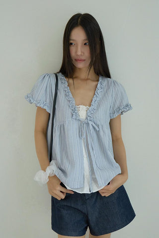 ruffle two-piece Top