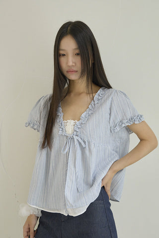 ruffle two-piece Top