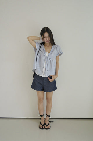 ruffle two-piece Top