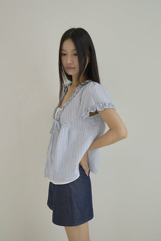 ruffle two-piece Top