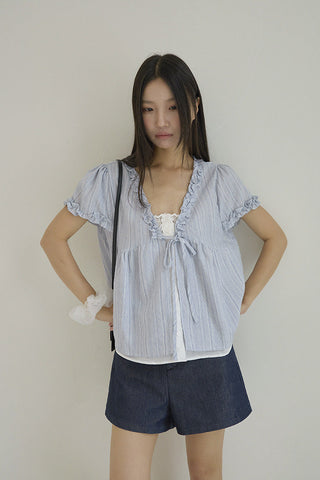 ruffle two-piece Top