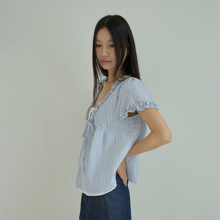 ruffle two-piece Top