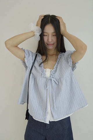 ruffle two-piece Top