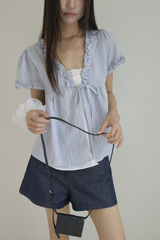 ruffle two-piece Top