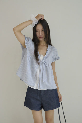ruffle two-piece Top