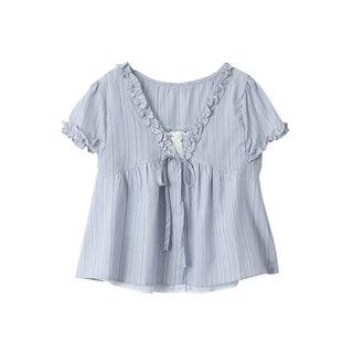 ruffle two-piece Top