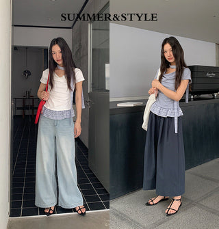 ruffle swing Top