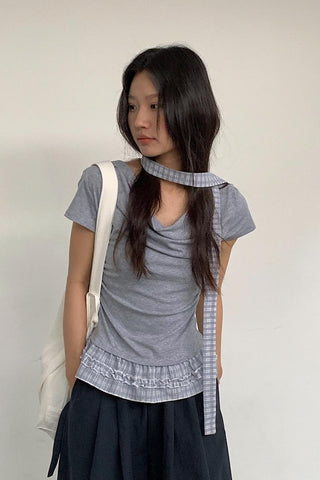 ruffle swing Top