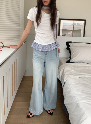 ruffle swing Top