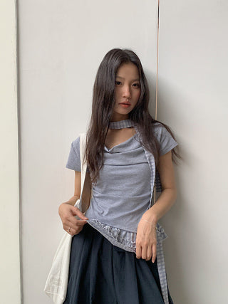 ruffle swing Top