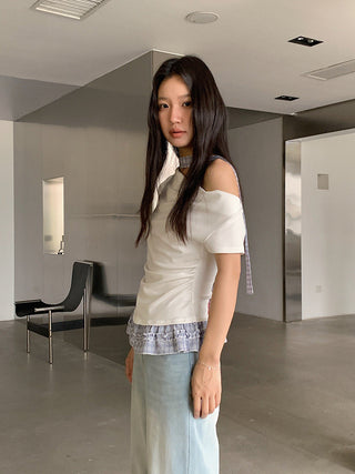 ruffle swing Top