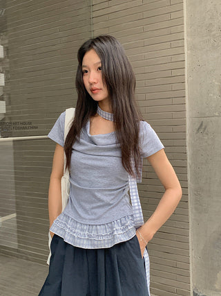 ruffle swing Top