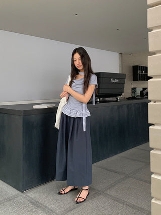 ruffle swing Top