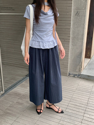 ruffle swing Top