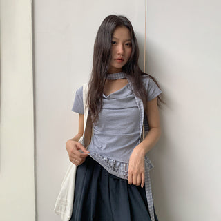 ruffle swing Top