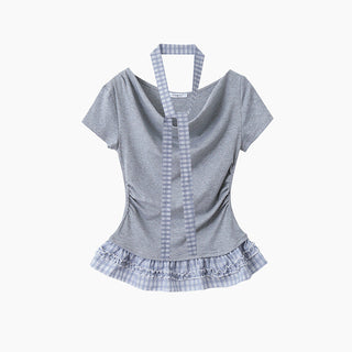 ruffle swing Top