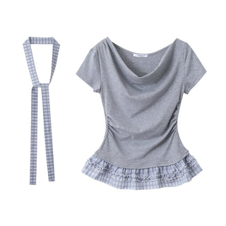 ruffle swing Top