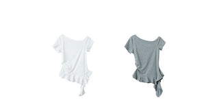 irregular off-shoulder