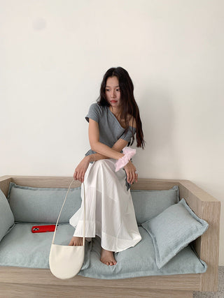 irregular off-shoulder
