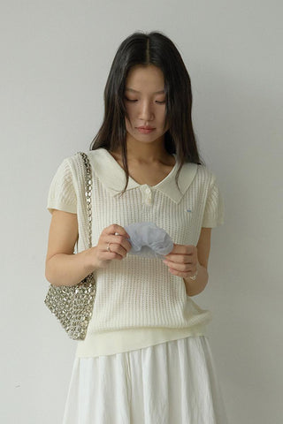 polo hollow sweater