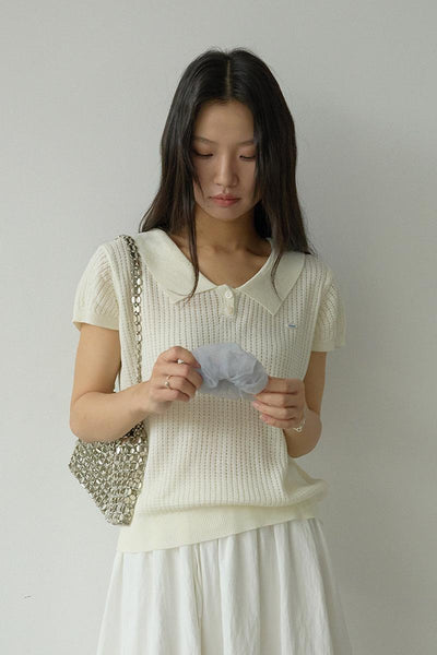 polo hollow sweater