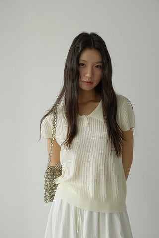 polo hollow sweater
