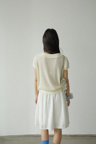polo hollow sweater
