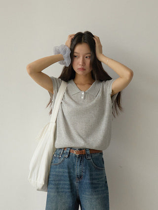 polo hollow sweater