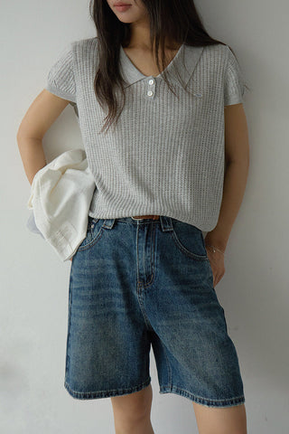 polo hollow sweater