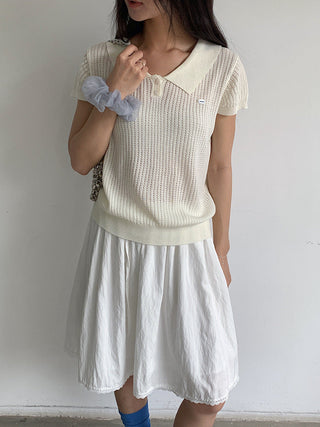 polo hollow sweater