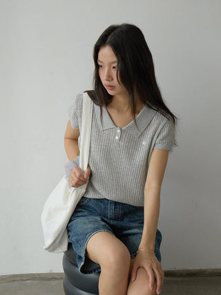 polo hollow sweater