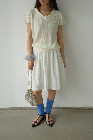 polo hollow sweater