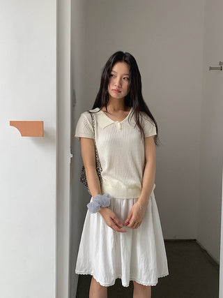 polo hollow sweater
