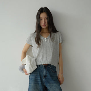 polo hollow sweater